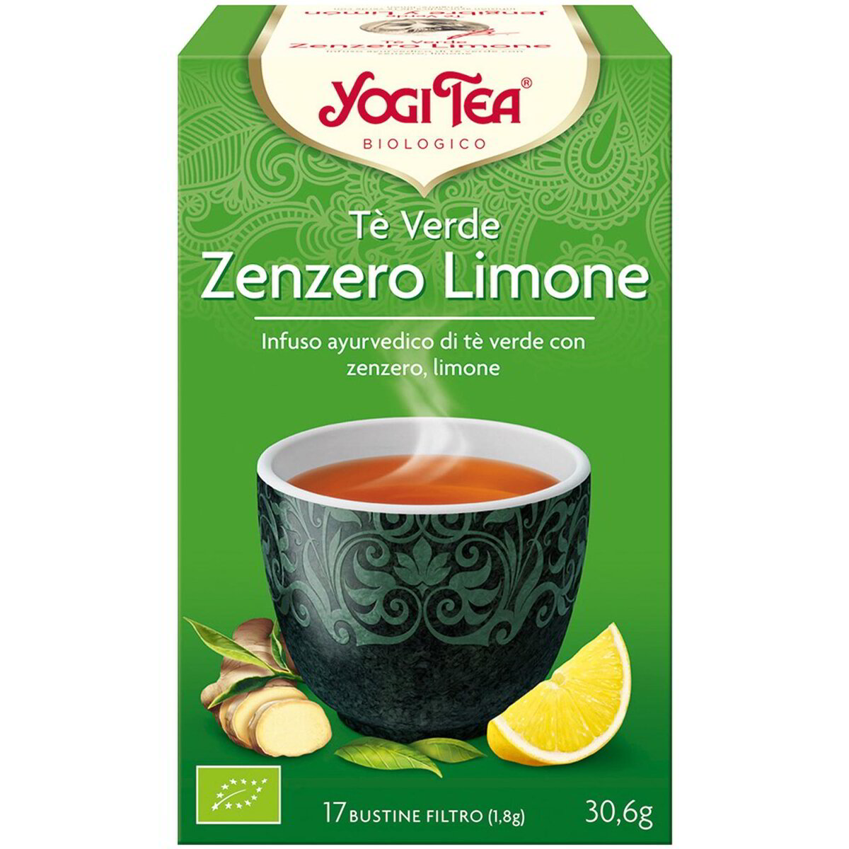 Tè verde zenzero e limone