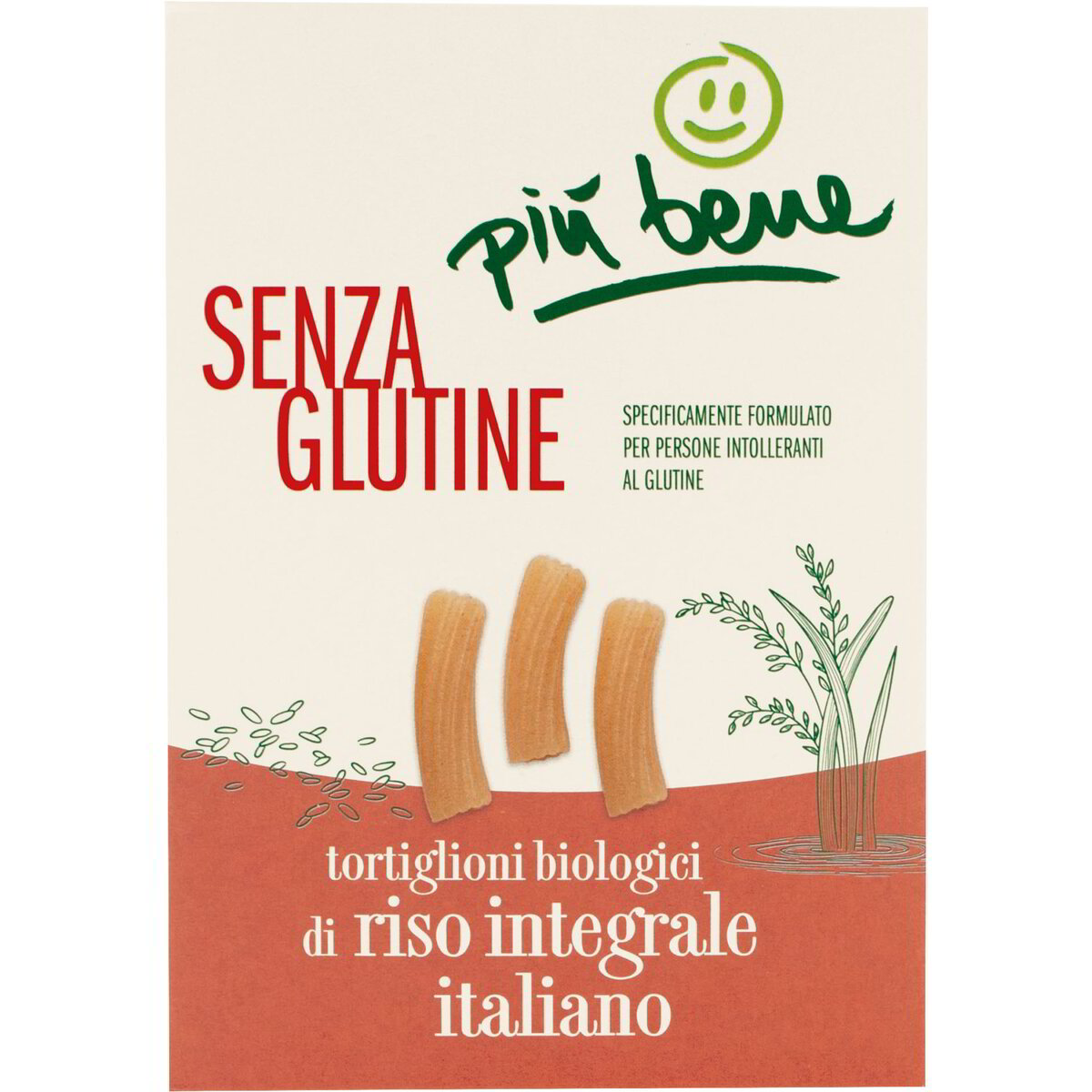 Tortiglioni biologici di riso integrale - Senza Glutine