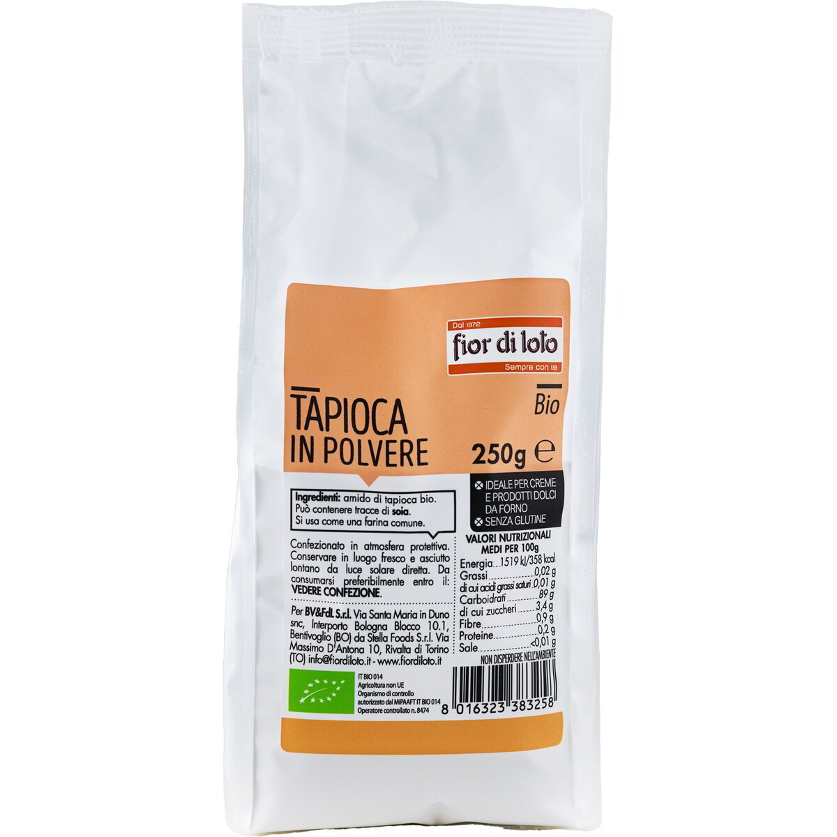 Fior di tapioca in polvere