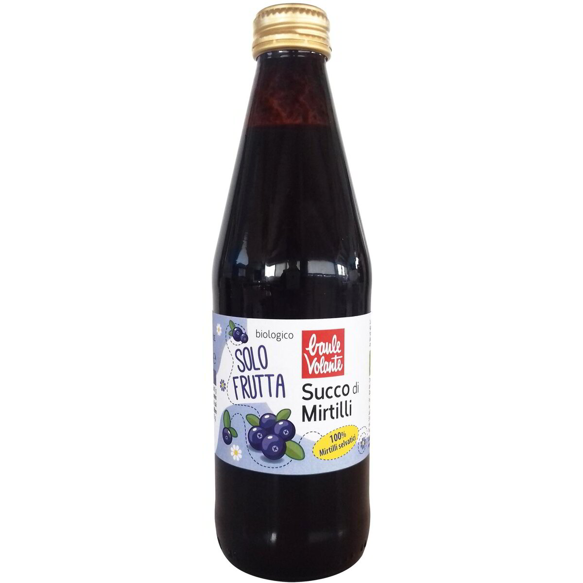 Succo puro di mirtilli selvatici