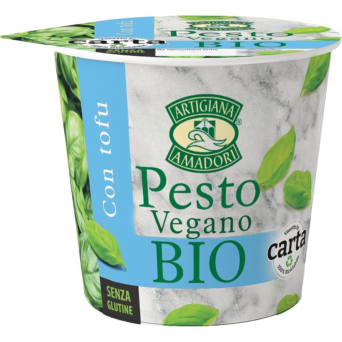 Pesto vegano con Tofu