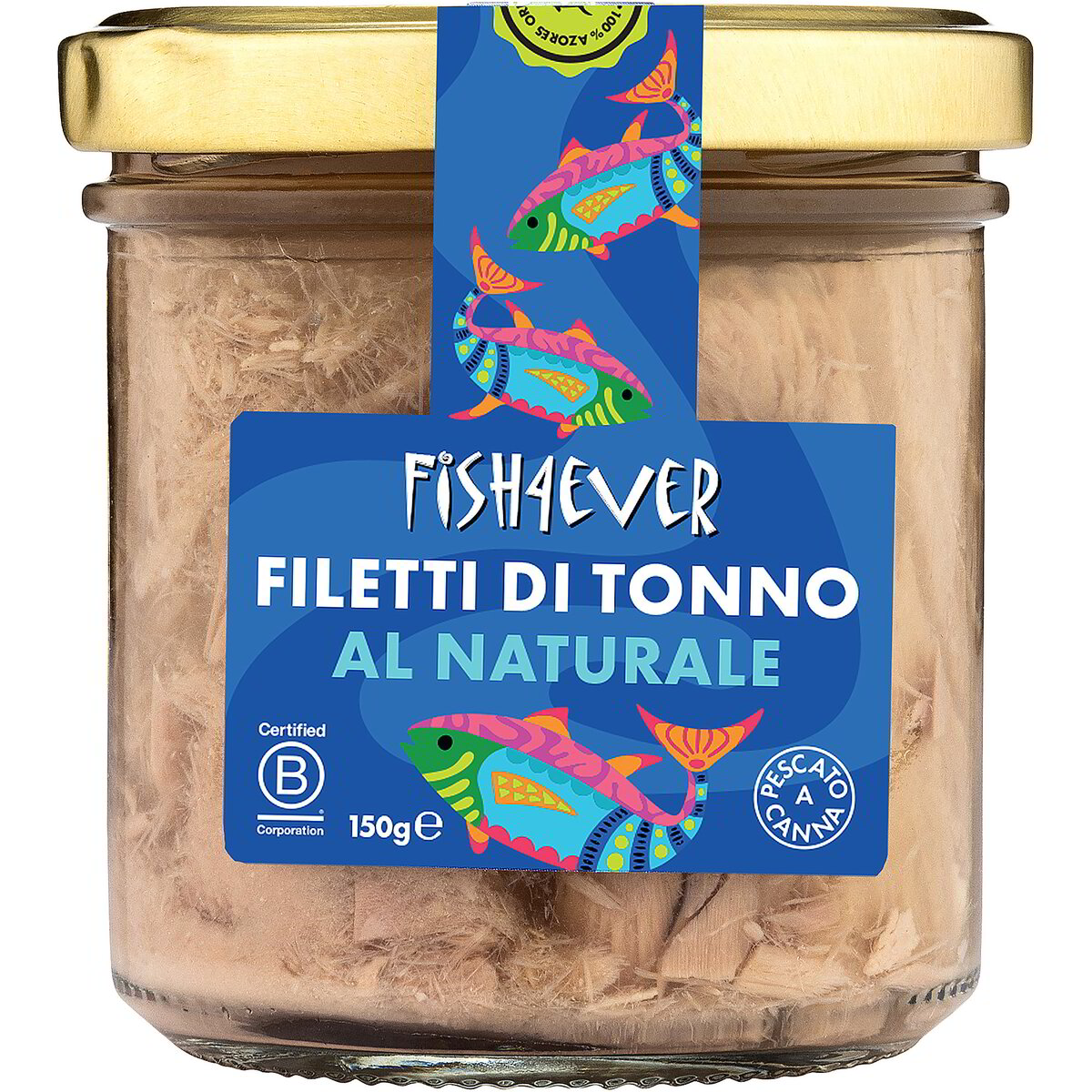 Filetti di tonno dell’Atlantico al naturale in acqua di sorgente