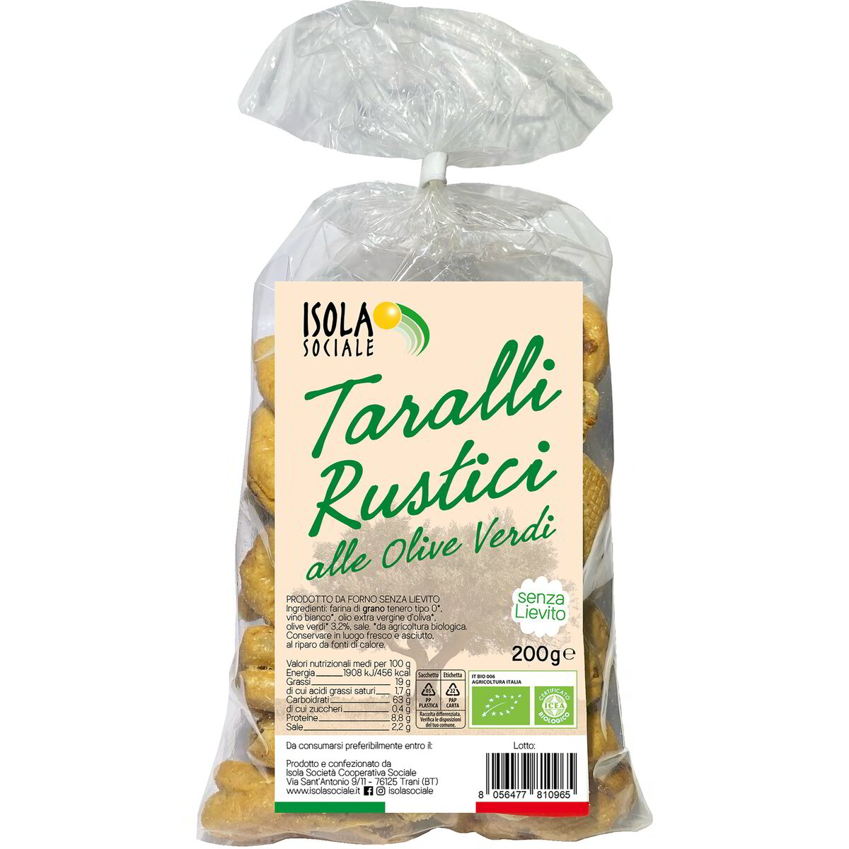 Taralli rustici alle olive verdi