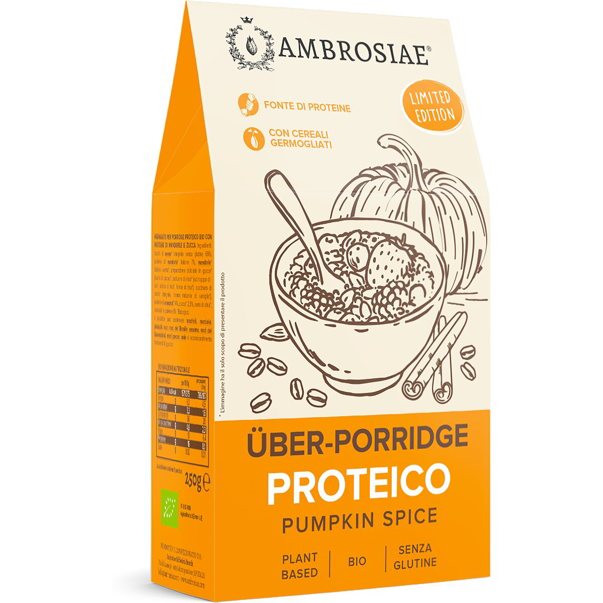 Über-porridge proteico Pumpkin Spice