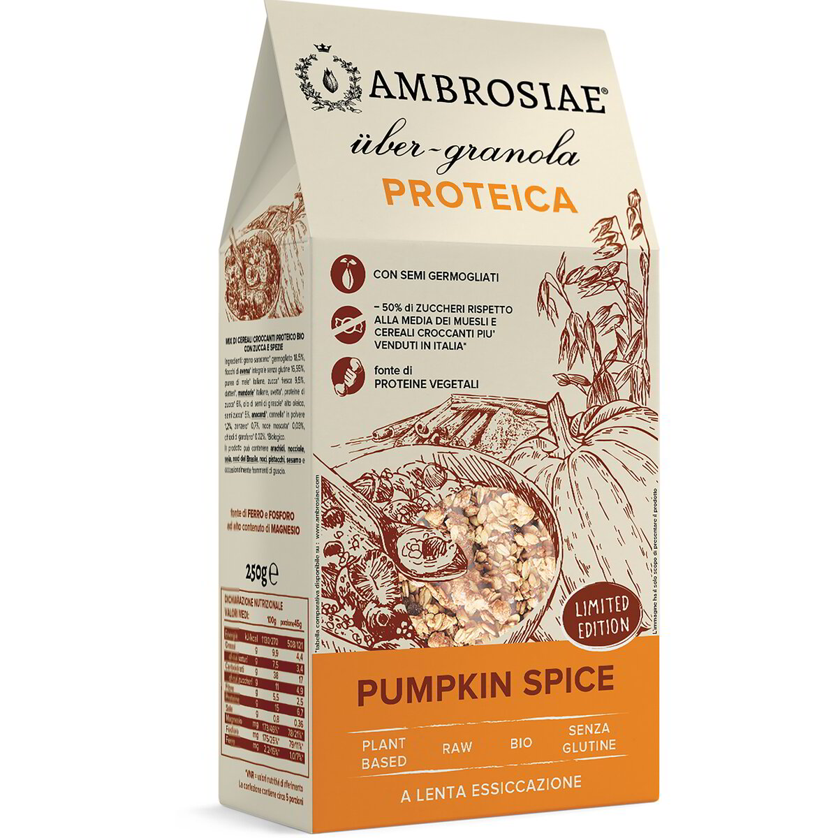 Über-granola proteica Pumpkin Spice