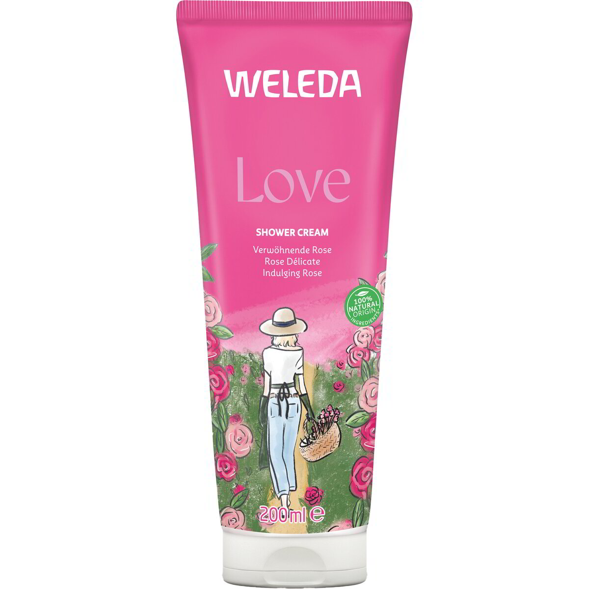 Crema doccia Love rosa e gelsomino