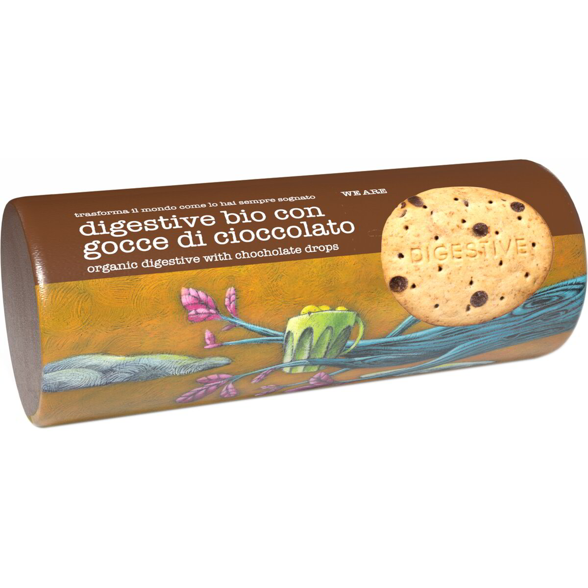 Biscotti digestive con gocce di cioccolato