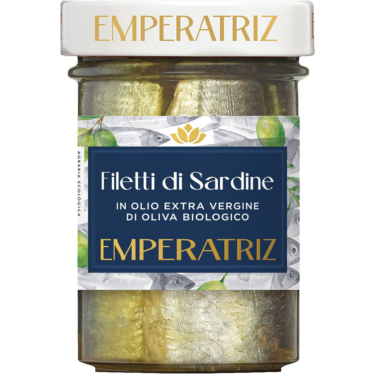 Filetti di sardine in olio extravergine d'oliva biologico
