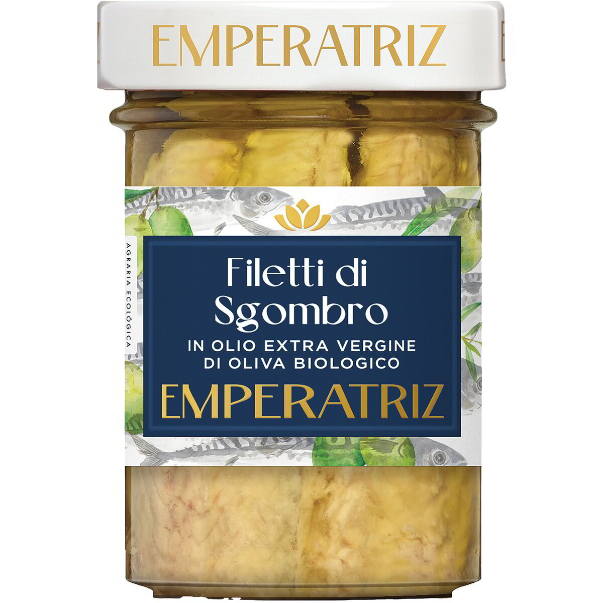 Filetti di sgombro in olio extravergine d'oliva biologico