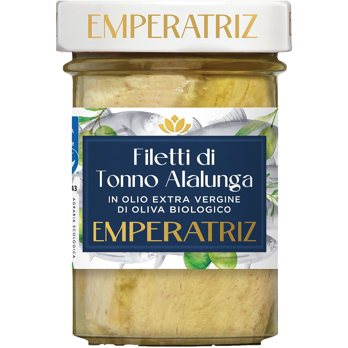 Filetti di tonno bianco alalunga in olio extravergine d'oliva biologico