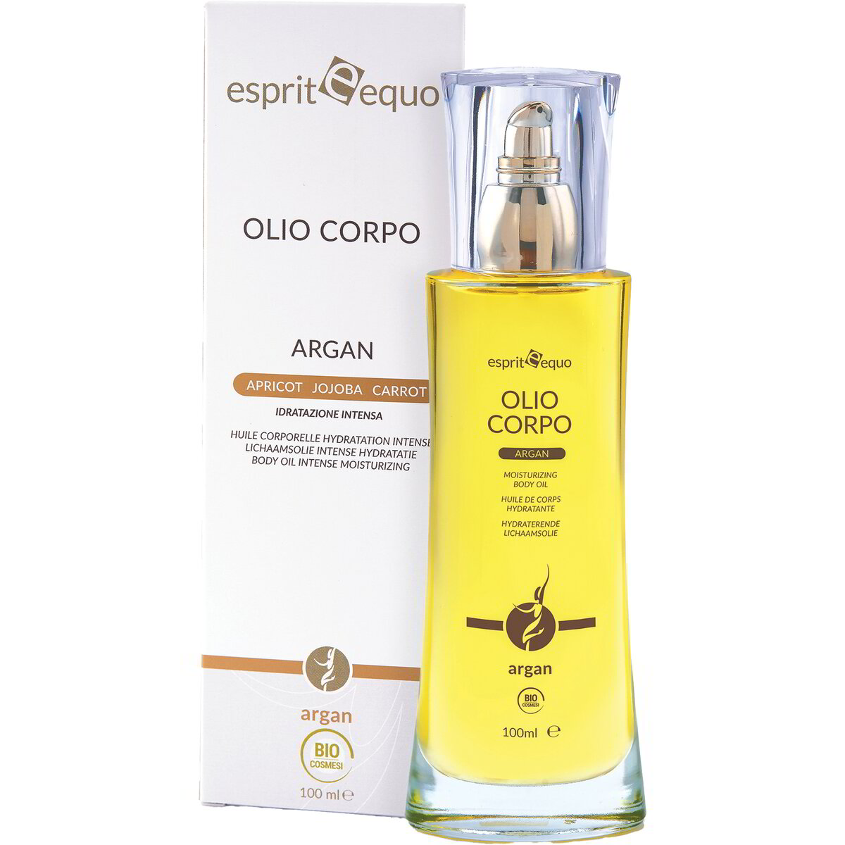 Olio corpo argan idratazione intensa