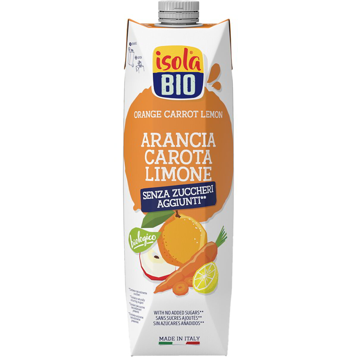 Bevanda arancia, carota e limone 1 litro